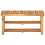 Voir la diapositive 2 : VIDAXL Range-chaussures 90x32x46 cm Bois d'acacia massif