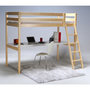 Voir la diapositive 2 : Lit Mezzanine ASTRID 90X190 cm + bureau 