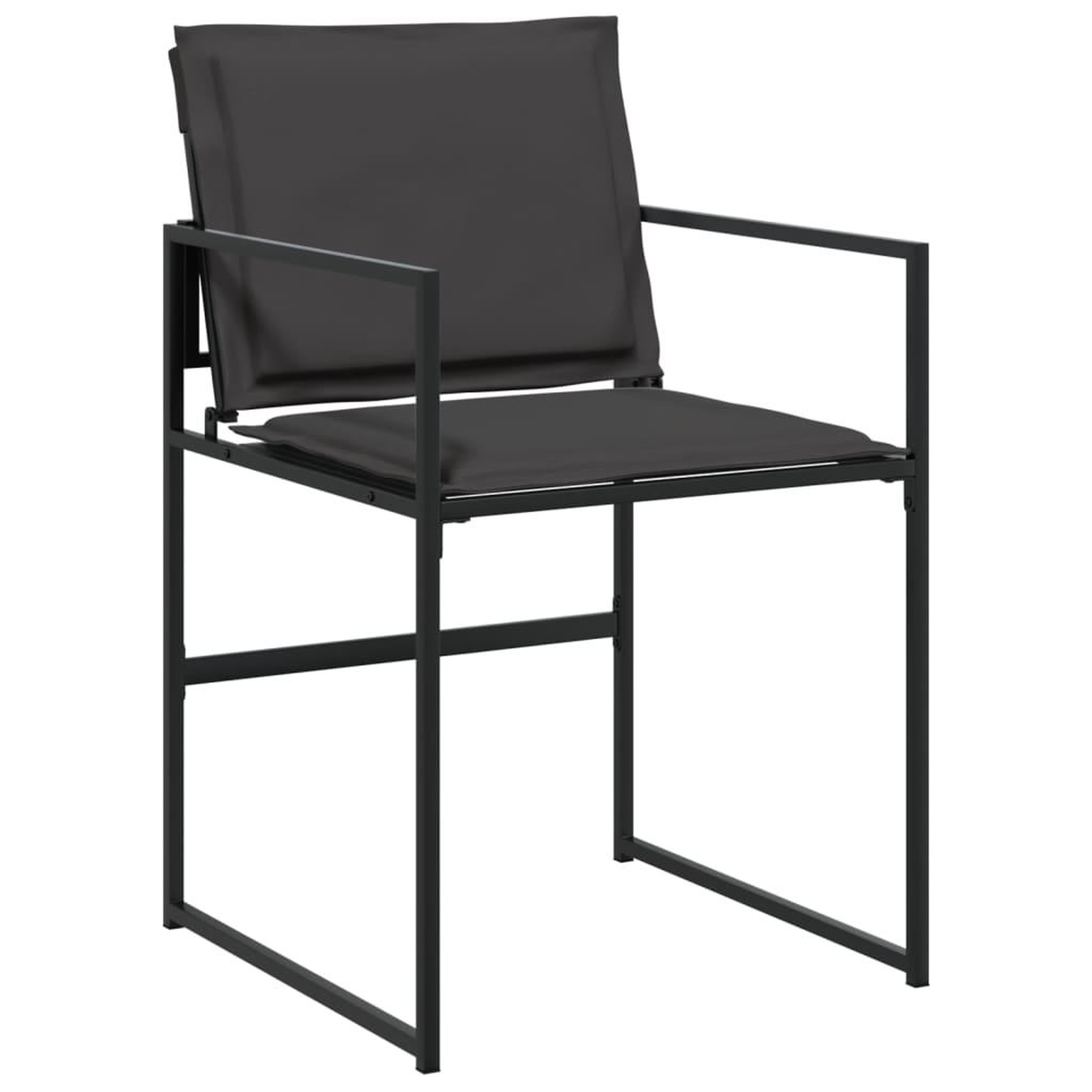 Voir la diapositive 4 : VIDAXL Ensemble a manger de jardin avec coussins 17 pcs noir textilene