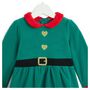 Voir la diapositive 2 : INEXTENSO Ensemble de noël robe + legging bébé fille