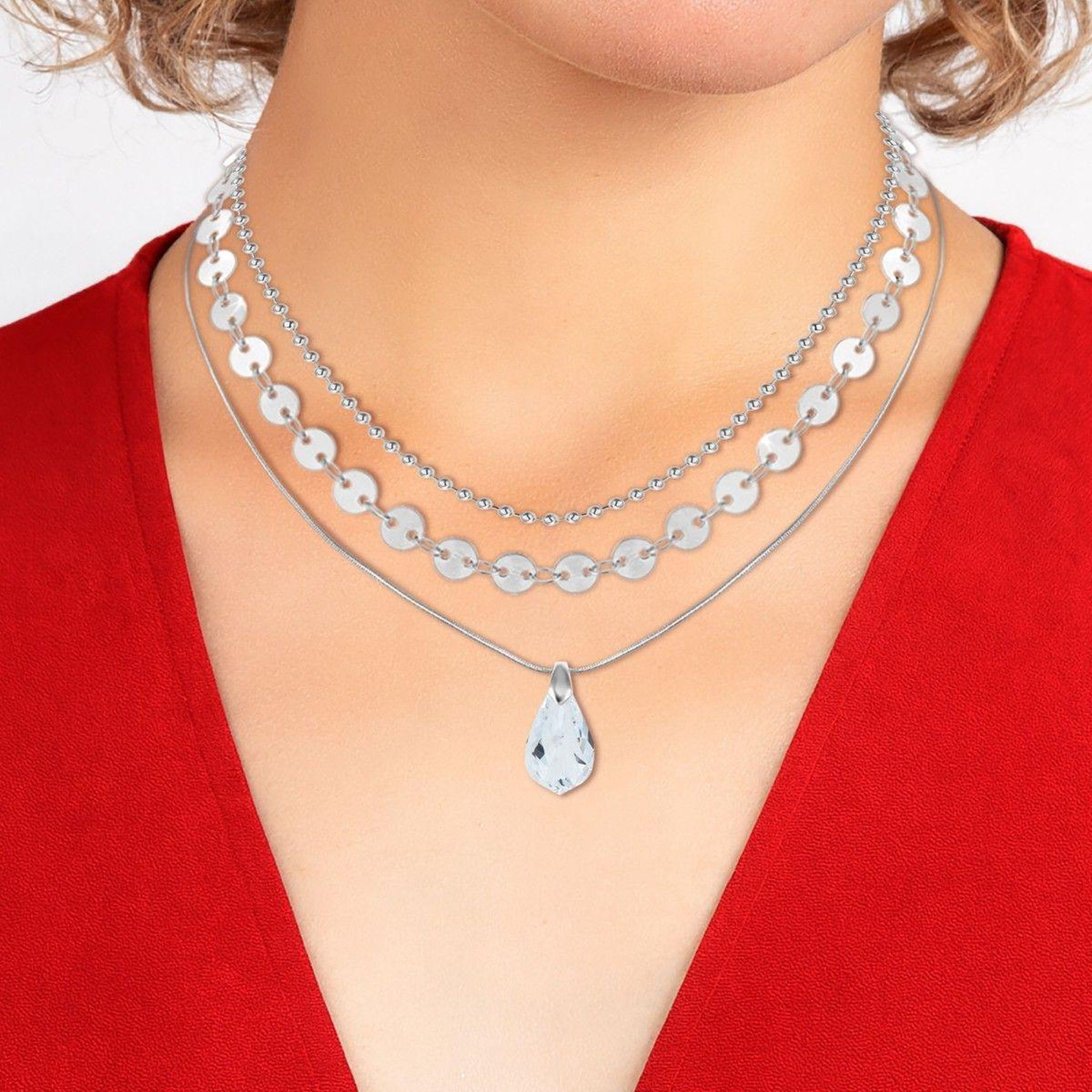 Voir la diapositive 2 : SC CRYSTAL Set de 3 colliers par SC Crystal®