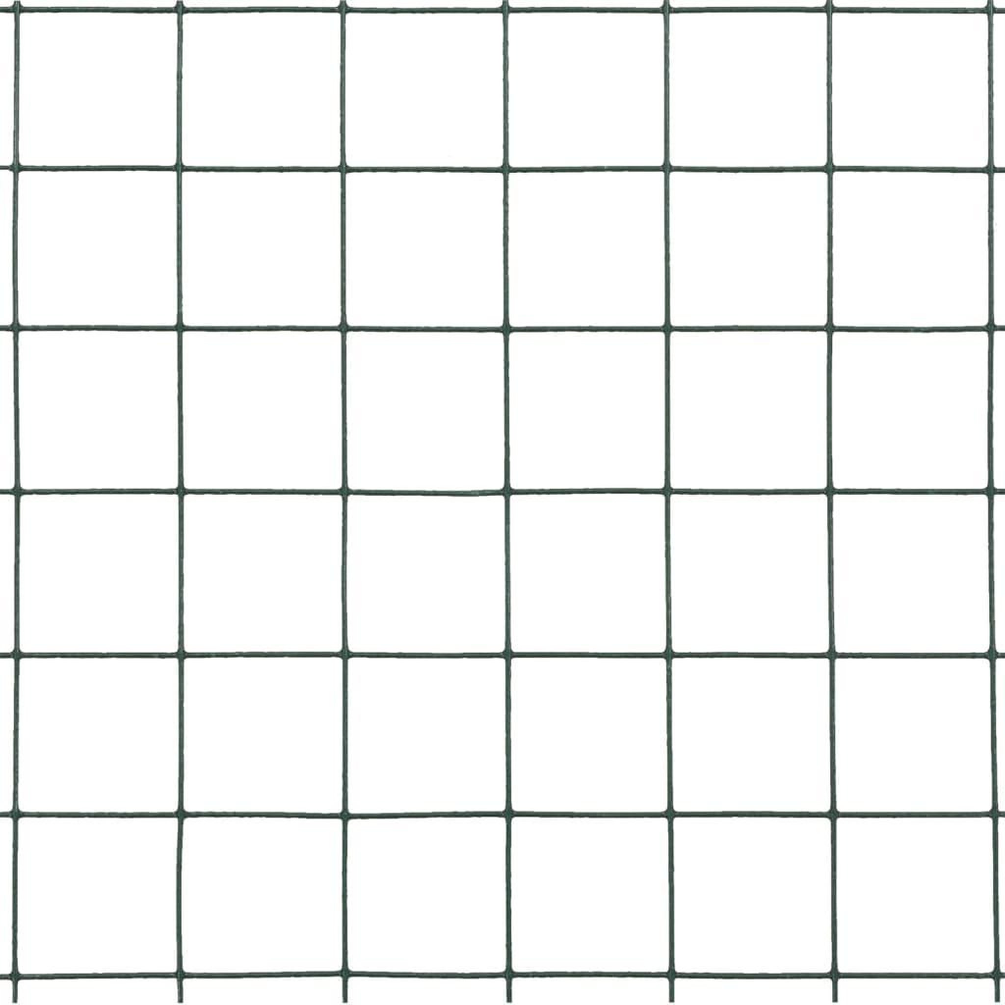 Voir la diapositive 4 : VIDAXL Grillage acier avec revetement en PVC 10x0,5 m vert