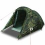 Voir la diapositive 2 : VIDAXL Tente de camping tunnel 3 personnes camouflage impermeable