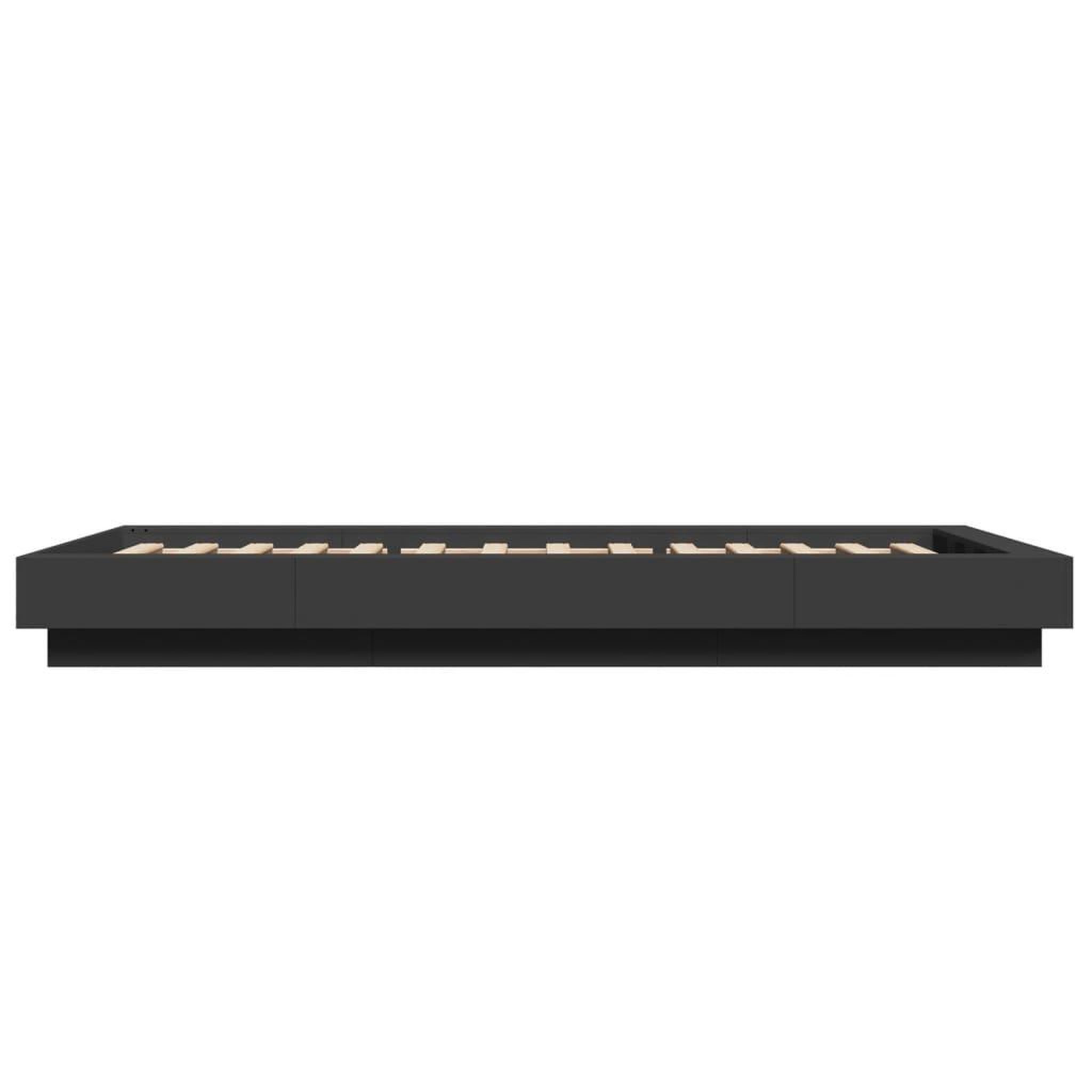 Voir la diapositive 5 : VIDAXL Cadre de lit sans matelas noir 90x200 cm