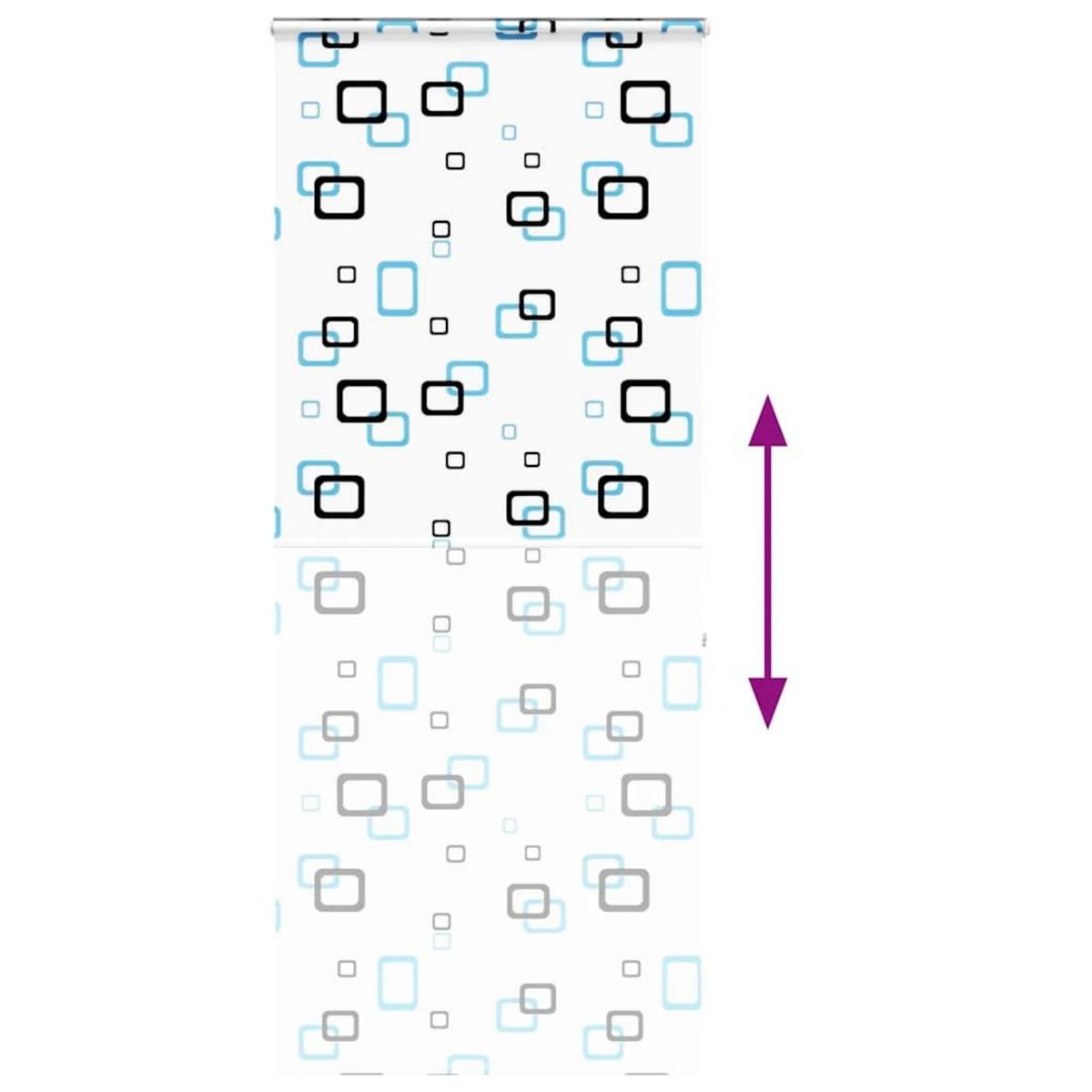 VIDAXL Store enrouleur de douche avec cassette largeur du tissu 96 cm