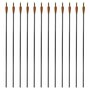 Voir la diapositive 2 : VIDAXL Flèche d arc à poulies standard 12pcs 30 0,8 cm fibre de verre