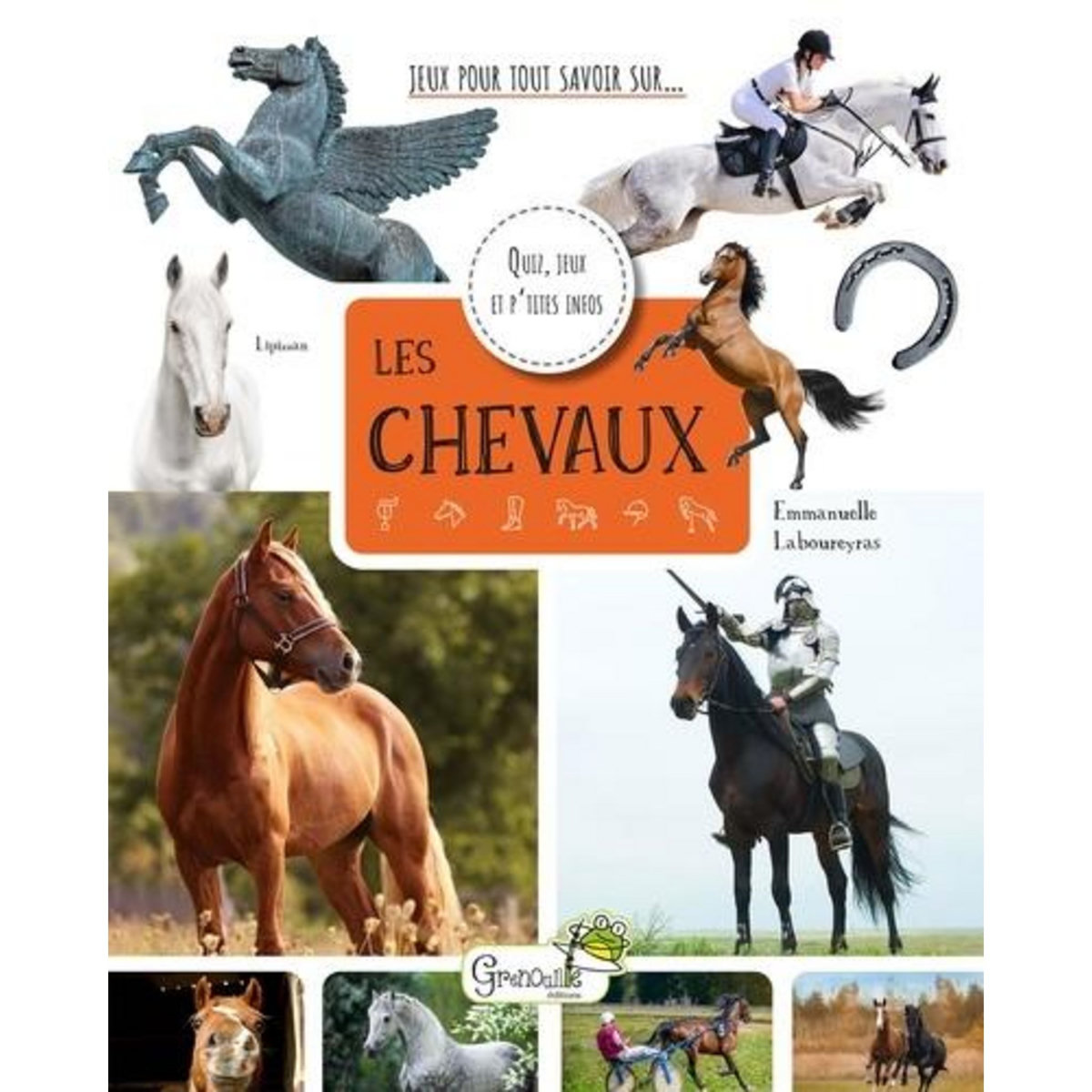 LES CHEVAUX. QUIZ, JEUX ET P'TITES INFOS, Laboureyras Emmanuelle