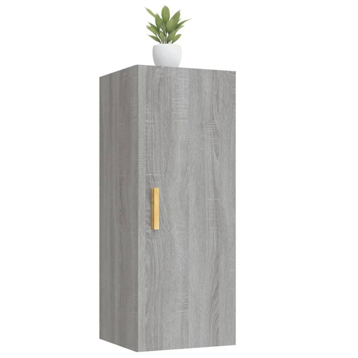 VIDAXL Armoire murale Sonoma gris 34,5x34x90 cm Bois d'ingenierie