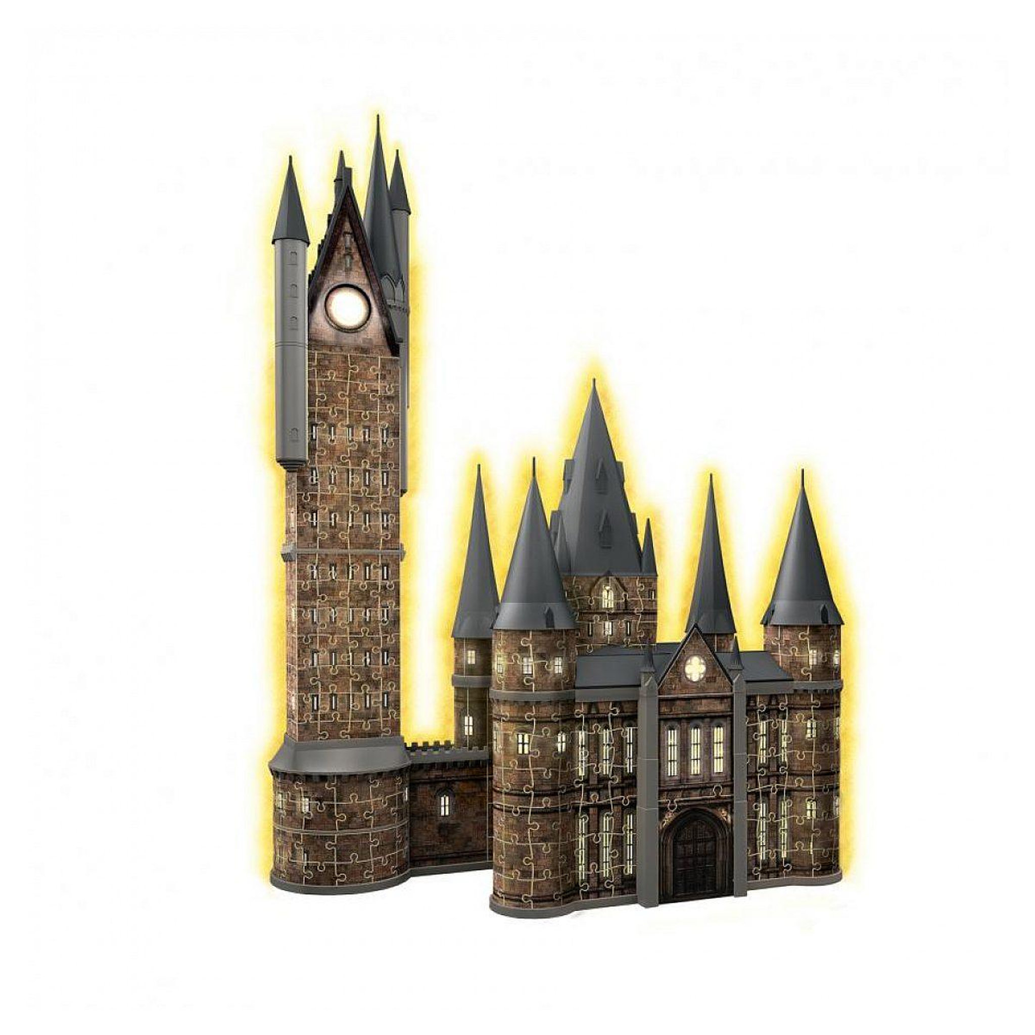 Voir la diapositive 3 : RAVENSBURGER Puzzle 3d château de poudlard illuminé - la tour d'astronomie / harry potter