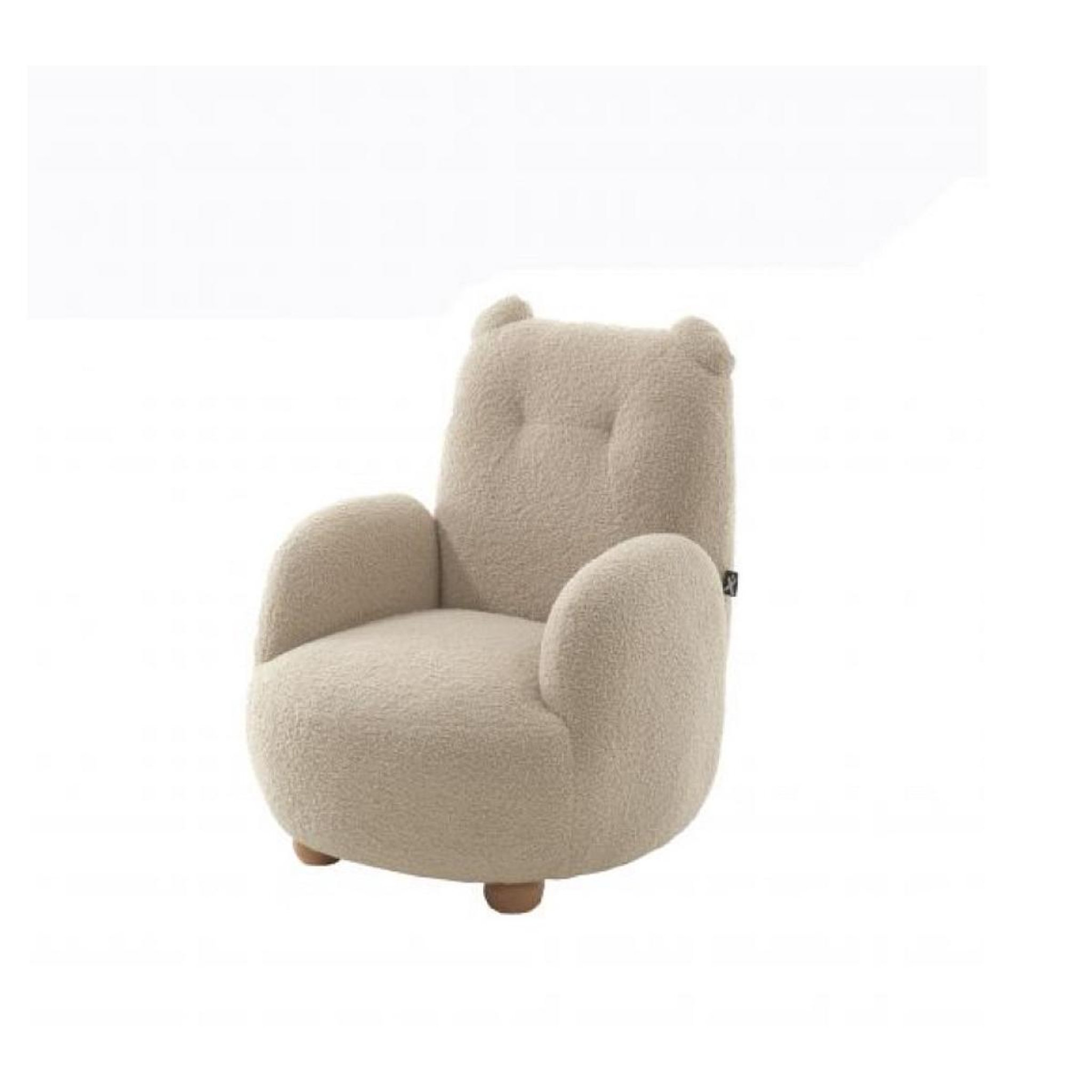Vipack Mini fauteuil rocky beige ours