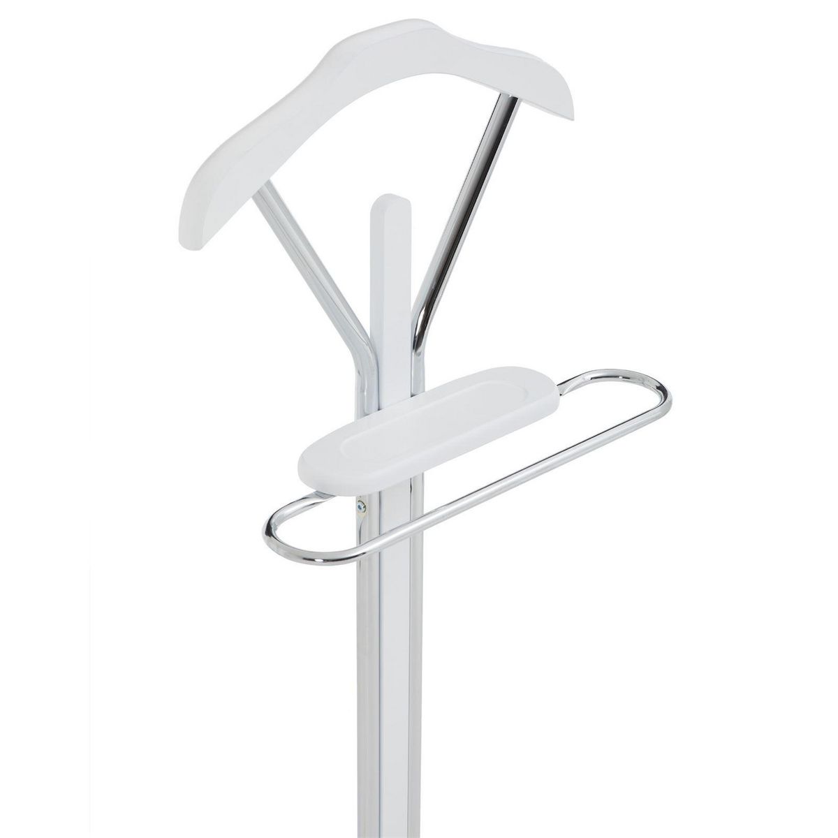 IDIMEX Valet GREGOR, en métal chromé et MDF