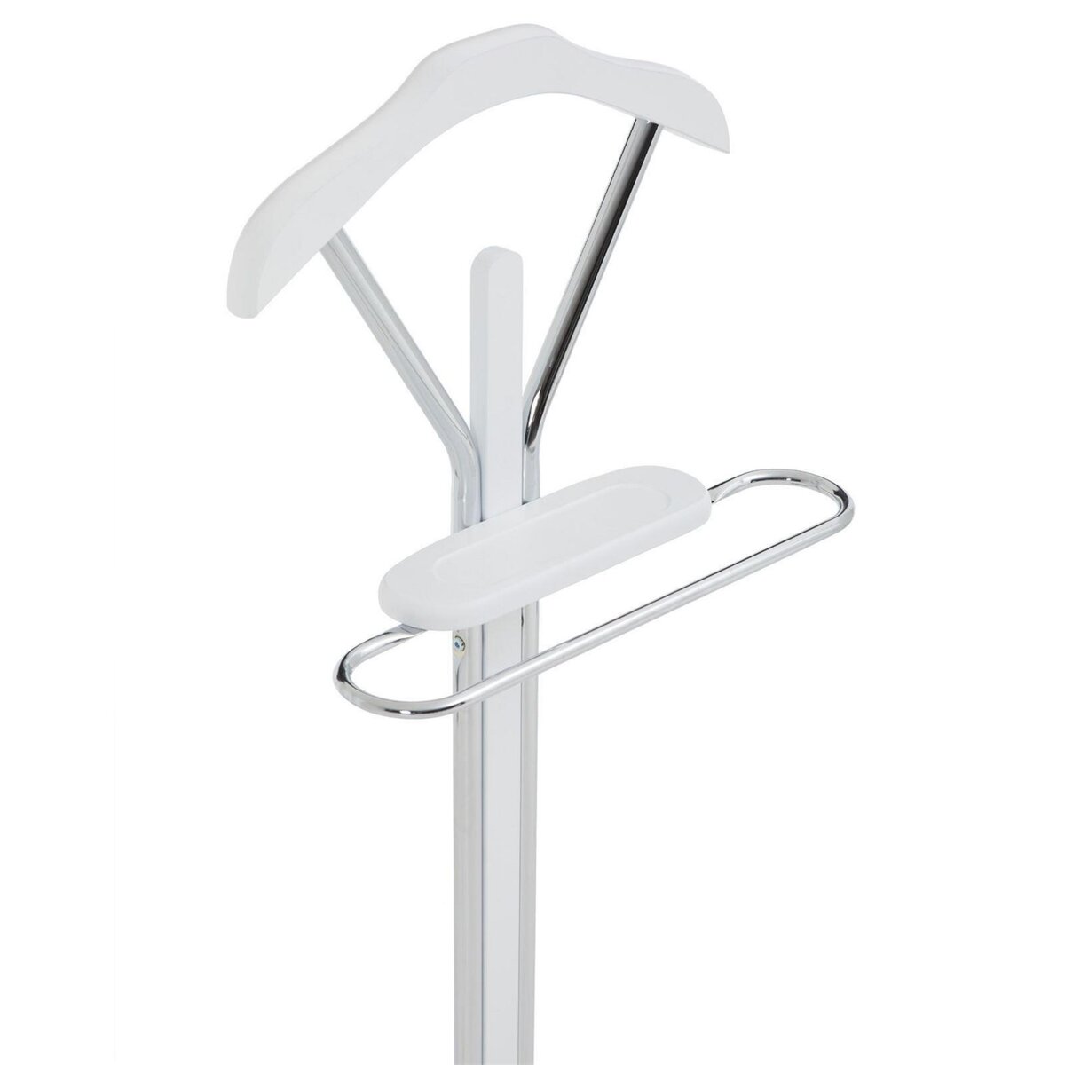 IDIMEX Valet GREGOR, en métal chromé et MDF