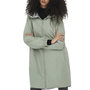 Voir la diapositive 1 : Only Coupe vent à capuche réversible Vert/Argent Femme Only Fry