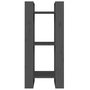 Voir la diapositive 3 : VIDAXL Bibliotheque/Separateur de piece Gris 41x35x91 cm Pin solide