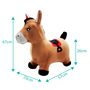 Voir la diapositive 3 : Lexibook Poney Sauteur Gonflable avec housse en peluche