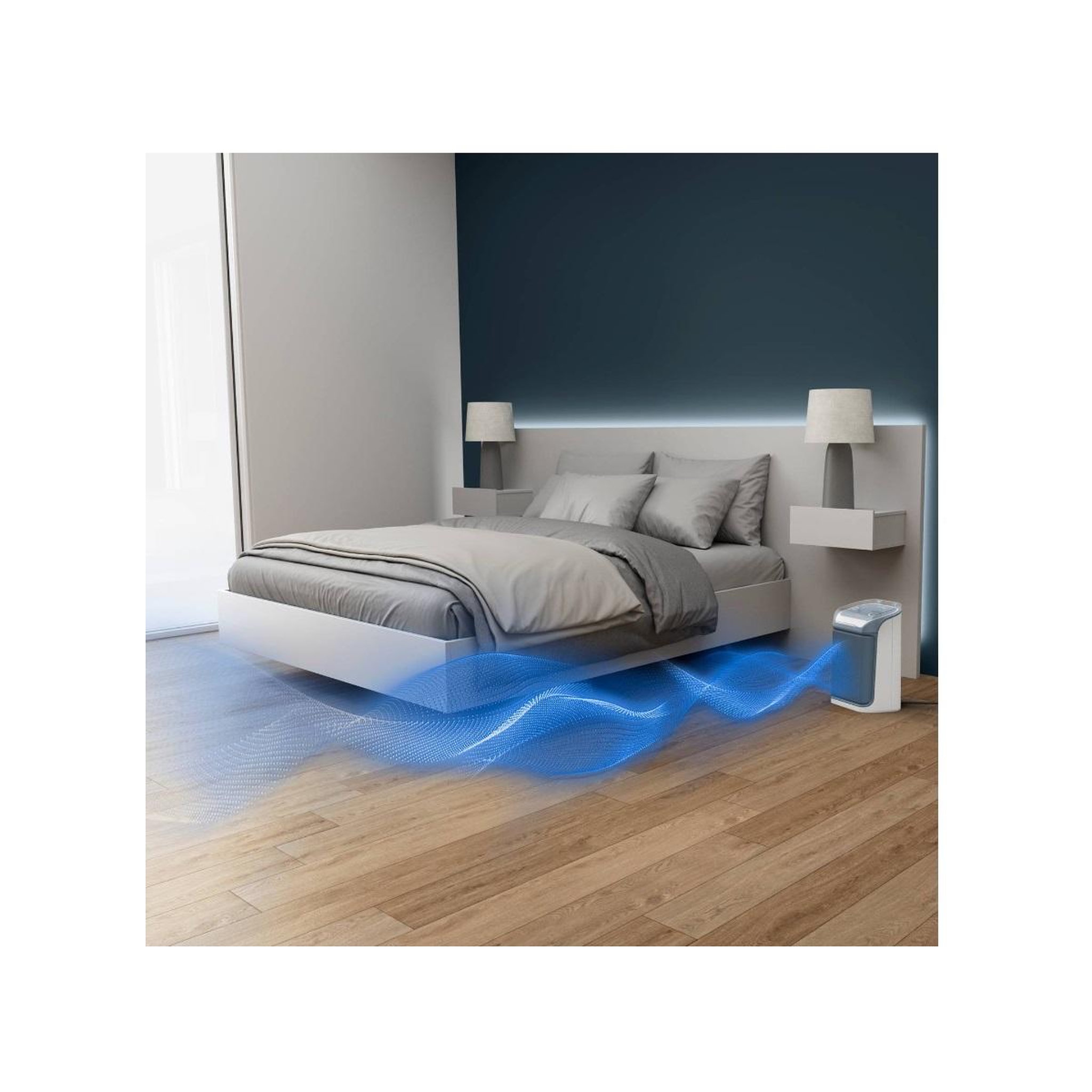 Voir la diapositive 4 : ROWENTA Chauffage soufflant céramique 2000w bleu - SO9281F0