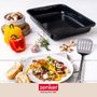 Voir la diapositive 6 : ZENKER Ensemble de 2 Plats rectangulaire XXL 40 x 29 cm en acier émaillé Zenker Spécial Cooking