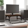 Voir la diapositive 1 : VIDAXL Support de moniteur chêne marron 37x23x14 cm bois d ingénierie