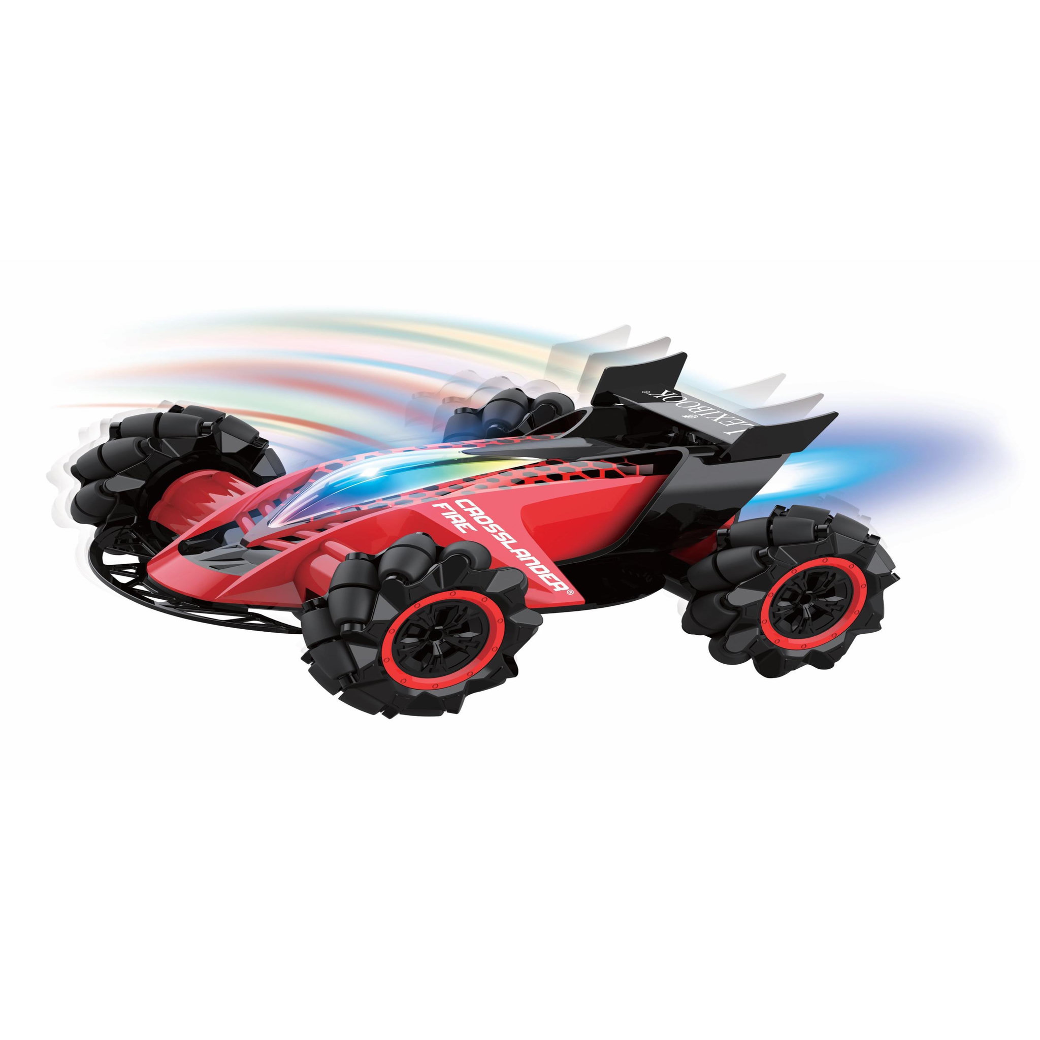 Lexibook Crosslander Fire – Voiture télécommandée tout-terrain rechargeable
