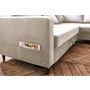 Voir la diapositive 4 : LISA DESIGN Anna - canapé d'angle droit - 5 places - convertible - en velours