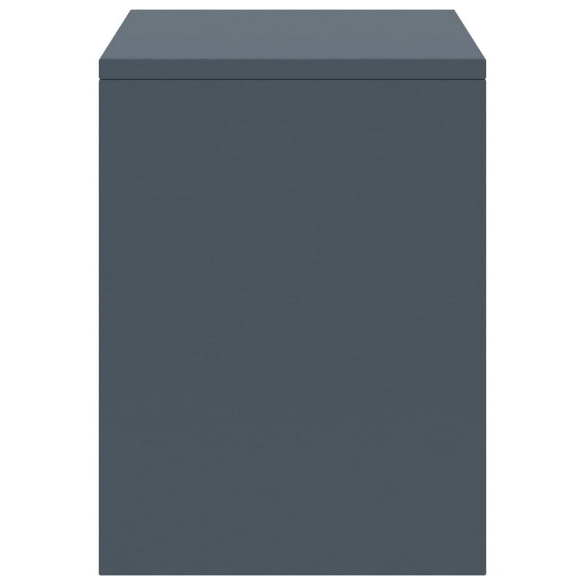 VIDAXL Table de chevet Gris clair 35x30x40 cm Bois de pin massif