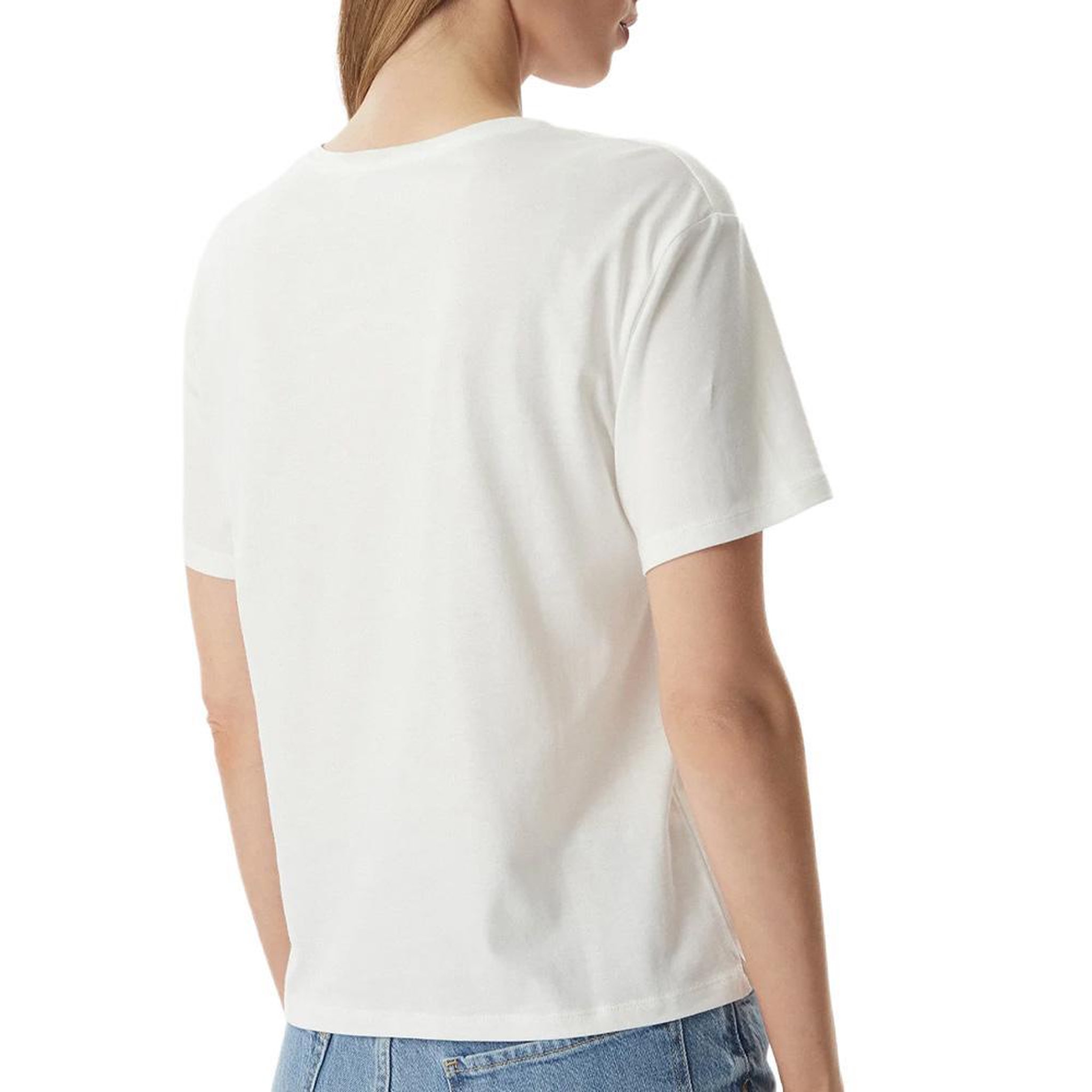 Voir la diapositive 2 : MORGAN T-Shirt Blanc Femme Morgan DLEMON