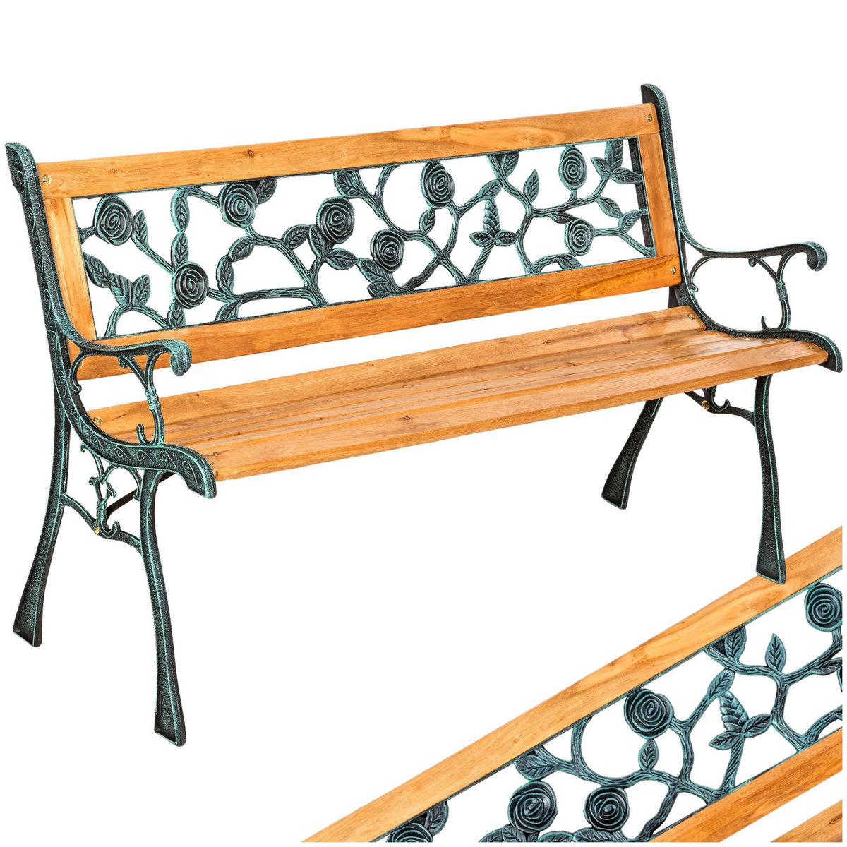 tectake Banc de jardin 2 places