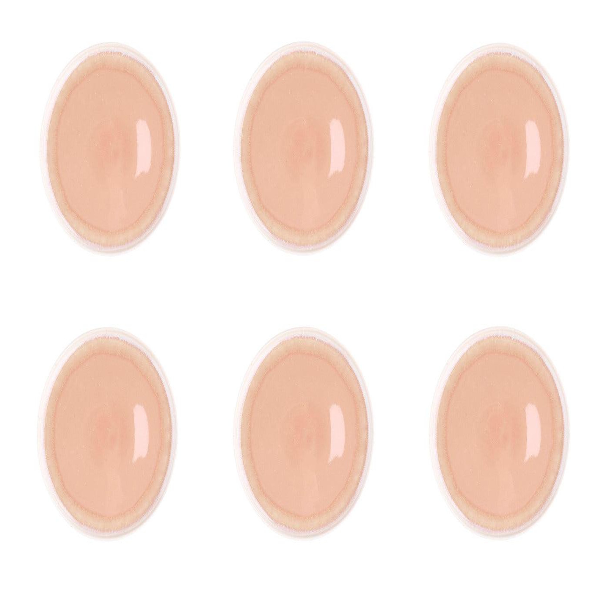 BJORN Assiette oxygen ø21,5cm - 6 pièces - rose poudre