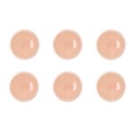 BJORN Assiette OXYGEN Ø21,5cm - 6 pièces - Rose poudre