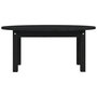 Voir la diapositive 5 : VIDAXL Table basse Noir 80x40x35 cm Bois massif de pin