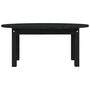 Voir la diapositive 5 : VIDAXL Table basse Noir 80x40x35 cm Bois massif de pin