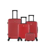 SWISS KOPPER SWISS KOPPER - Lot de 4 - Valises weekend, cabine, cabine XXS et vanity WIL. Coloris disponibles : Beige, Rouge, Rose, Bleu, Noir