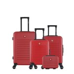 SWISS KOPPER SWISS KOPPER - Lot de 4 - Valises weekend, cabine, cabine XXS et vanity WIL. Coloris disponibles : Rouge, Rose, Beige