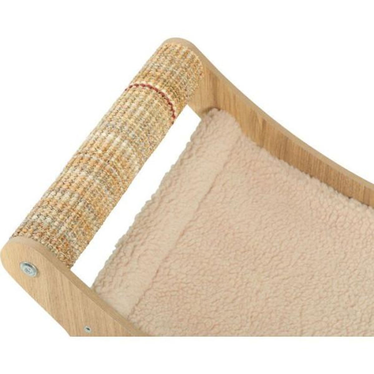 Zolux Hamac chaise longue pour chat - ZOLUX - Griffoir sisal - Espace repos - Boréal - Biege