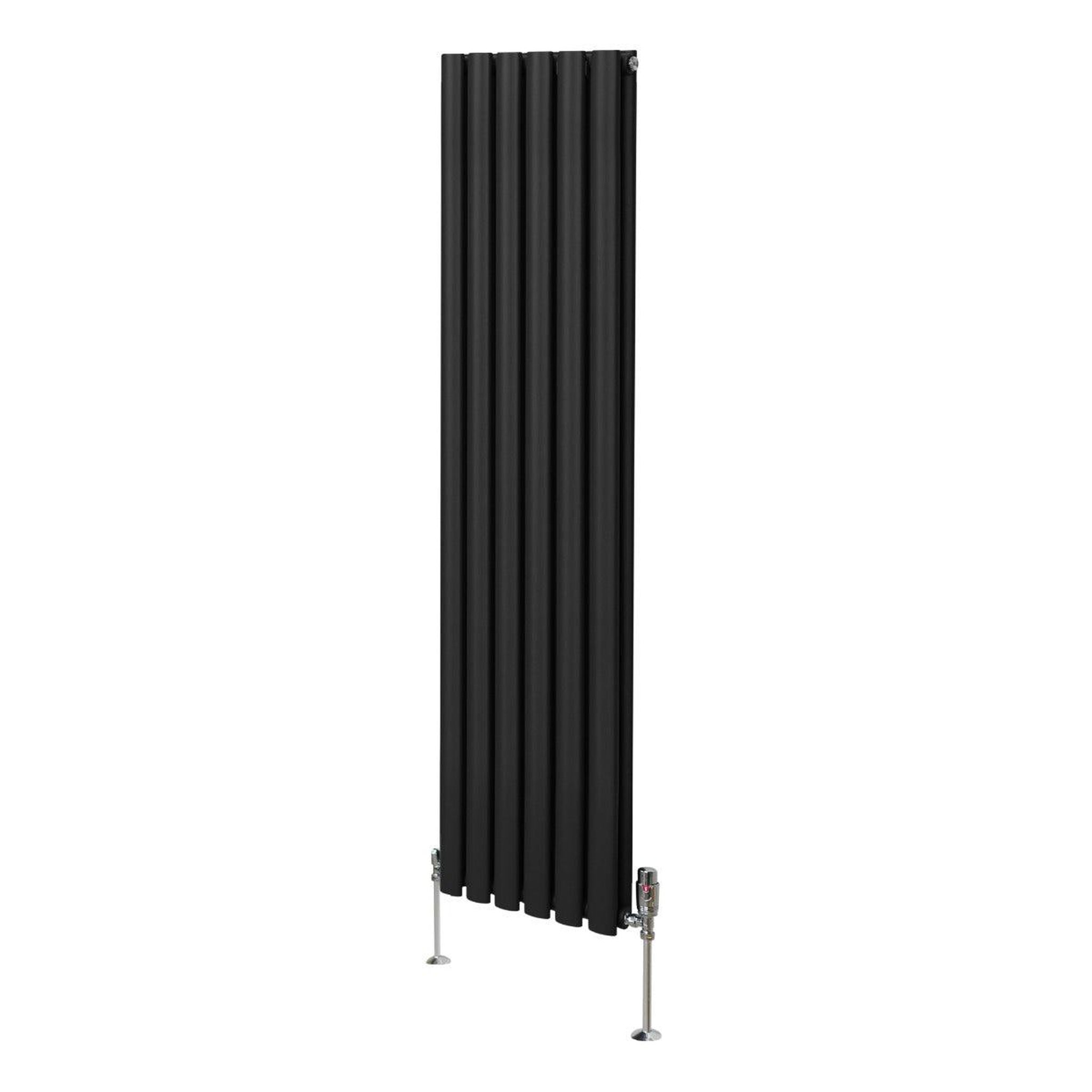 Voir la diapositive 1 : MONSTERSHOP Radiateur à colonnes ovales & robinet, 2 panneaux - 1600 x 360 mm