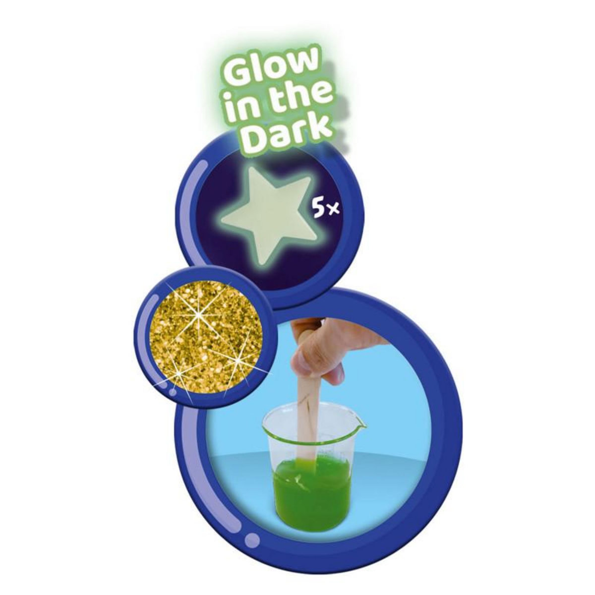 SES SES Slime Lab - Glow in the Dark 15015