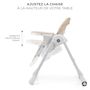 Voir la diapositive 3 : KINDERKRAFT Chaise haute 2en1 tummie pratique et confortable