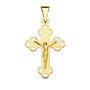 Voir la diapositive 1 : L'ATELIER D'AZUR Pendentif  - Médaille Christ sur la Croix Or 18 Carats 750 Jaune - Chaine Offerte