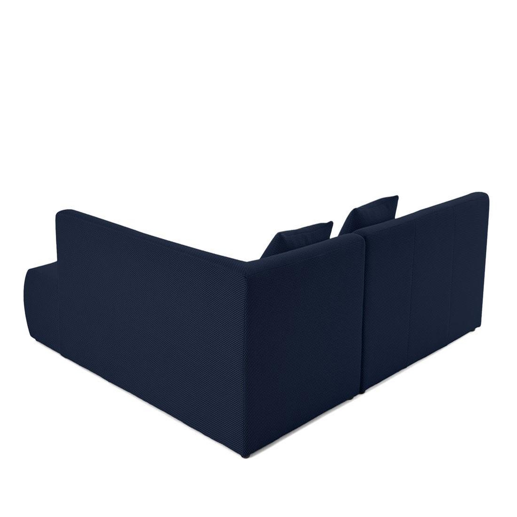 Voir la diapositive 4 : LISA DESIGN Onyx - canapé modulable d'angle droit 5 places - en tissu mailles 3d