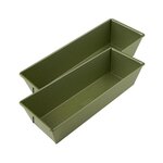 ZENKER Ensemble de 2 Moules à cake vert 30 cm Zenker Green Vision