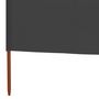 Voir la diapositive 5 : VIDAXL Paravent 5 panneaux Tissu 600 x 120 cm Anthracite