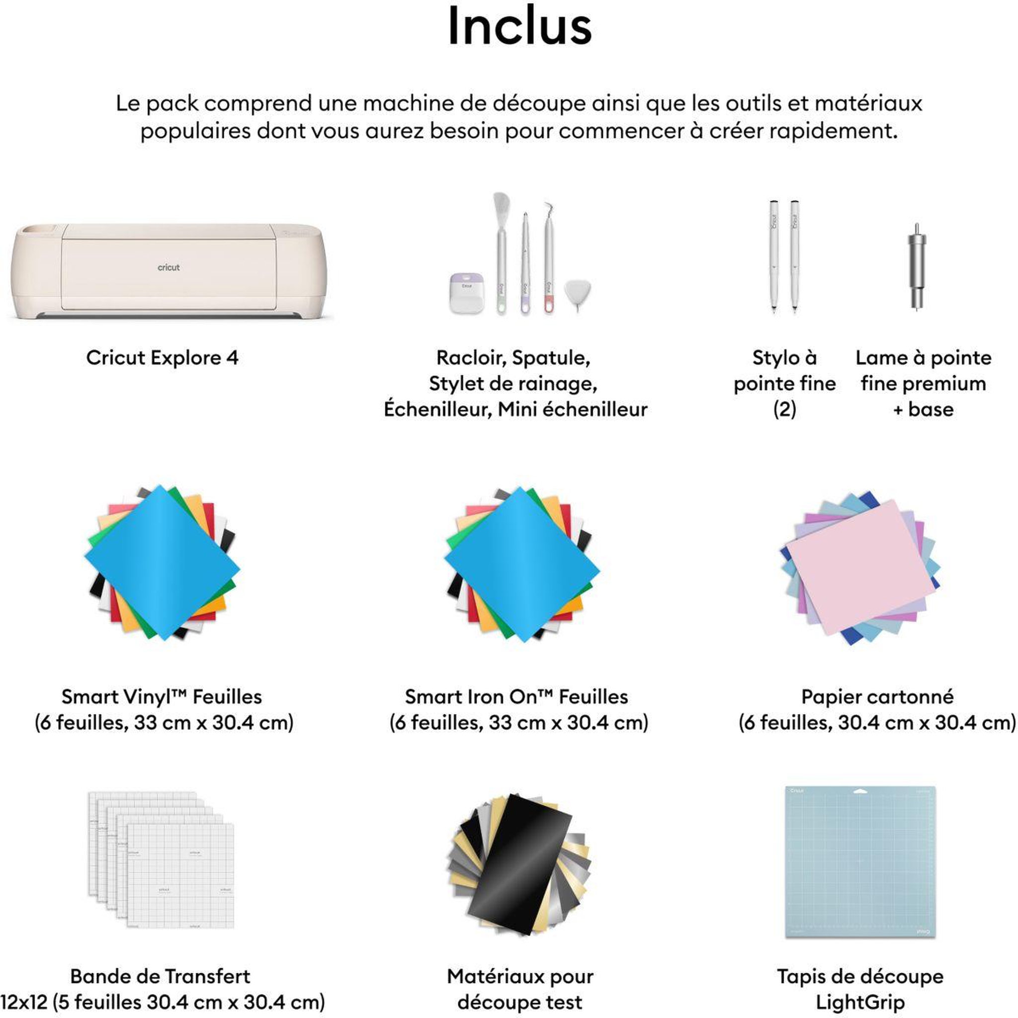 Voir la diapositive 3 : CRICUT Machine de découpe Bundle Explore 4 Seashell