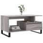 Voir la diapositive 3 : VIDAXL Table basse Sonoma gris 90x49x45 cm Bois d ingénierie