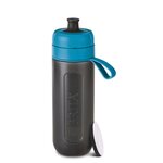 BRITA Gourde filtrante active bleue + 1 filtre MicroDisc inclus         
