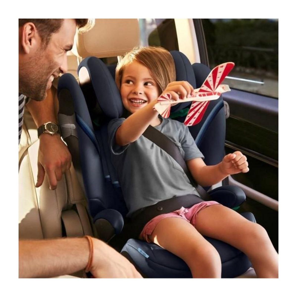 CYBEX Siege auto CYBEX SOLTUION S2 i-Fix - Groupe 2/3 - Ceinture de sécurité - Face route - Ocean Blue