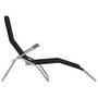 Voir la diapositive 6 : VIDAXL Chaises longues pliables lot de 2 Textilène Noir