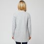 Voir la diapositive 2 : IN EXTENSO Gilet long gris chiné femme