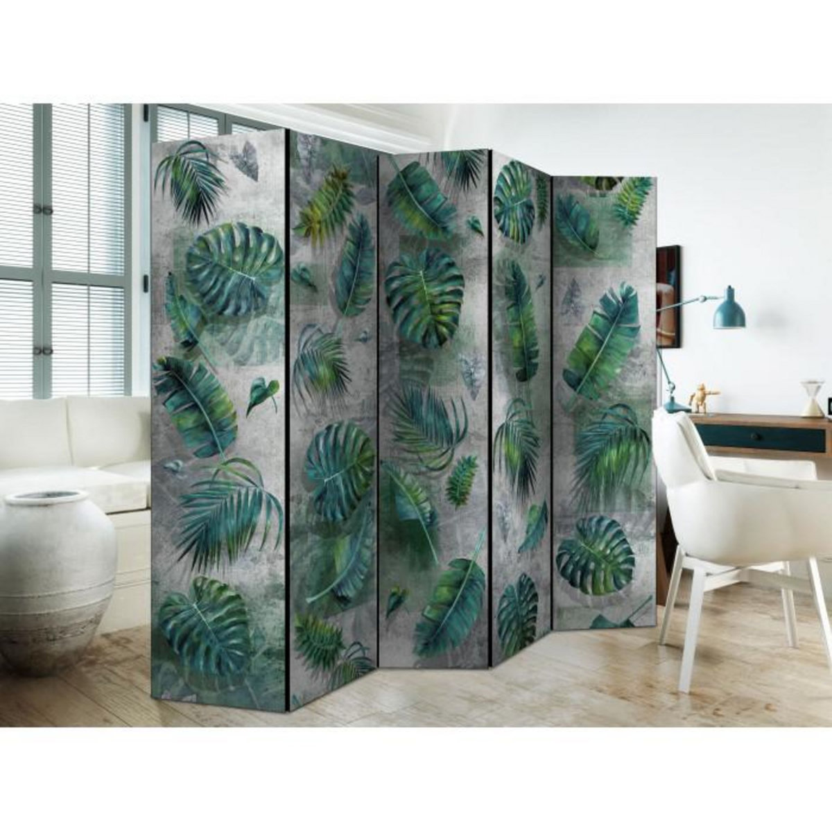 Paris Prix Paravent 5 Volets  Modernist Jungle  172x225cm