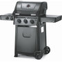 Voir la diapositive 1 : NAPOLEON Barbecue gaz Freestyle 3 bruleurs + 1 rechaud plat sur chariot, 51x45 cm
