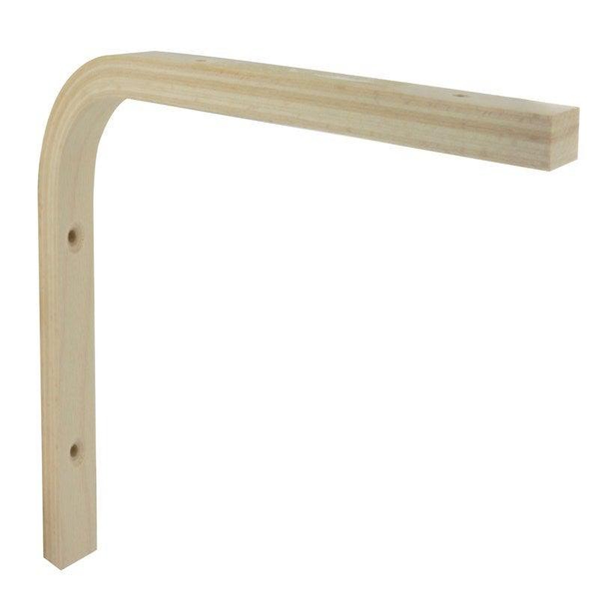 CIME Equerre Multiplis Bois Brut Naturel, H.15 X P.20 Cm